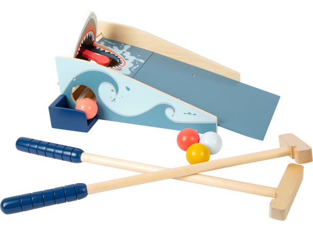 Minigolf Shark m/ 2 golfklubbor 