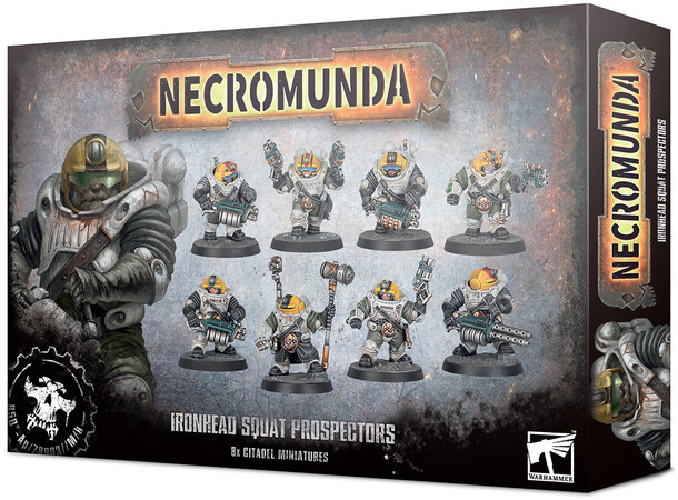 Necromunda Ironhead Squat Prospectors Gang 
