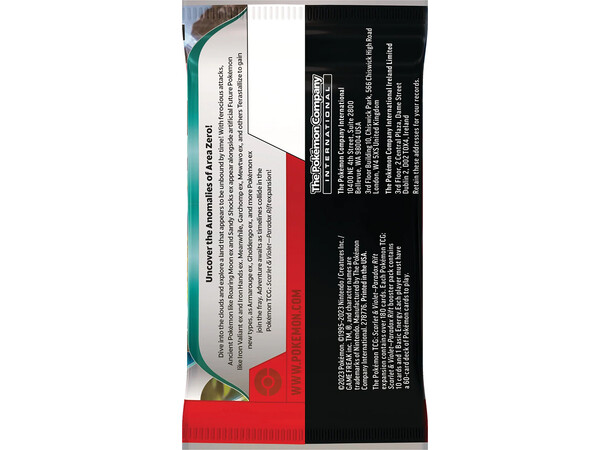 Pokemon Paradox Rift Booster Scarlet & Violet 4 