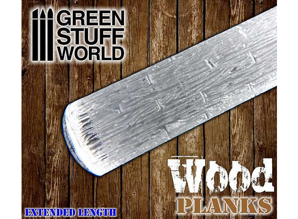 Rolling Pin Wood Planks - 25mm Green Stuff World 