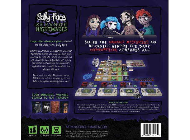 Sally Face Strange Nightmares Brädspel 