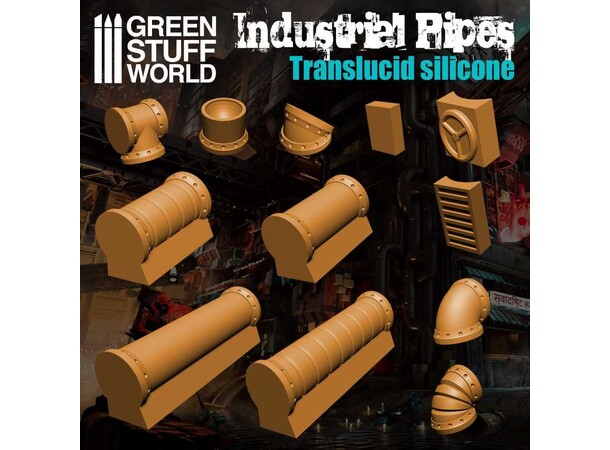 Silicone Molds Industrial Pipes Green Stuff World 