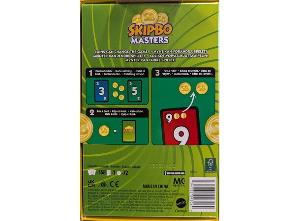 Skip-Bo Masters Kortspel 