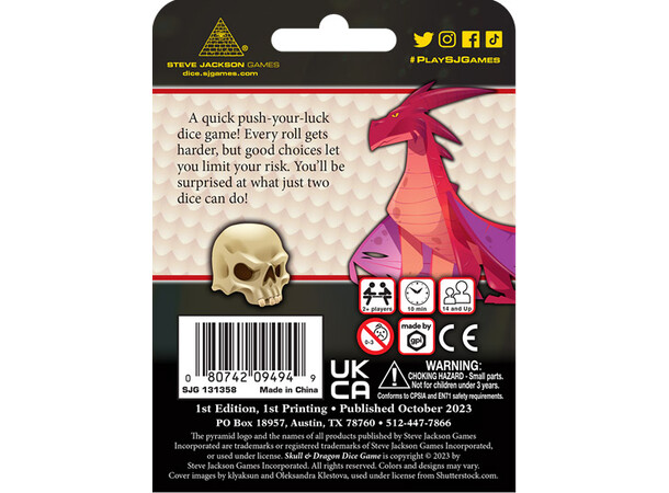 Skull and Dragon Dice Game 