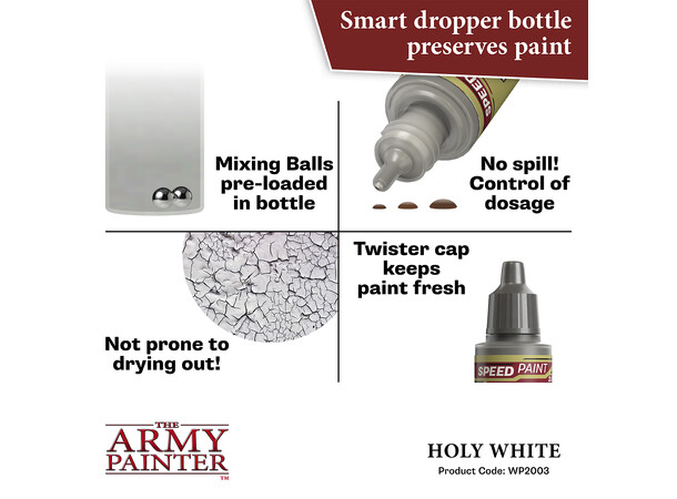 Speedpaint 2.0 Holy White Army Painter - 18ml 