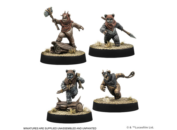 Star Wars Legion Ewok Warriors Unit Exp Expansion till Star Wars Legion 