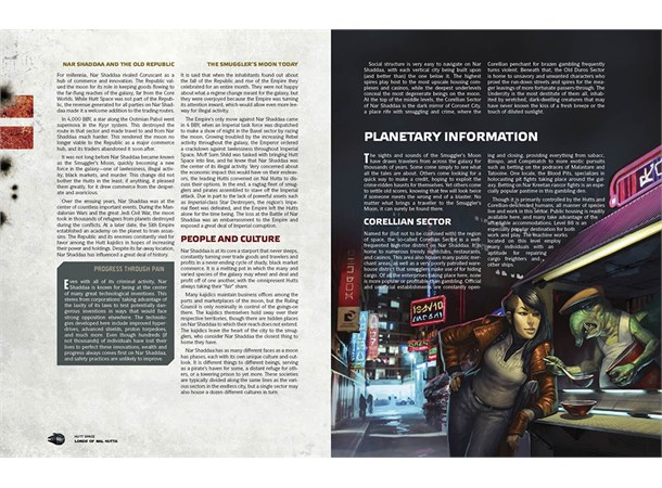 Star Wars RPG EoE Lords of Nal Hutta Edge of the Empire Roleplaying Game 