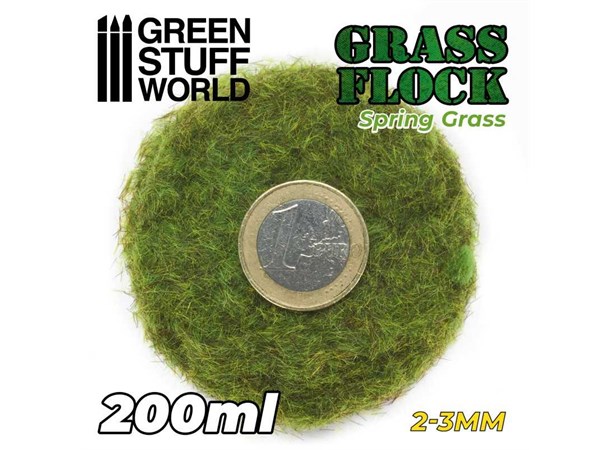 Static Grass Spring Grass 2-3mm 200ml Green Stuff World 