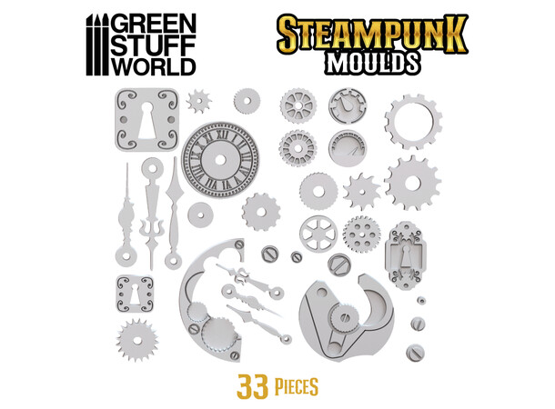 Steampunk Silicone Moulds Green Stuff World 