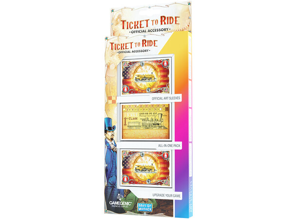 Ticket to Ride Sleeves - 152 st Officiella kortskydd 
