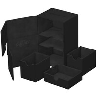 Twin Flip N Tray 160+ Svart Ultimate Guard - Monocolor