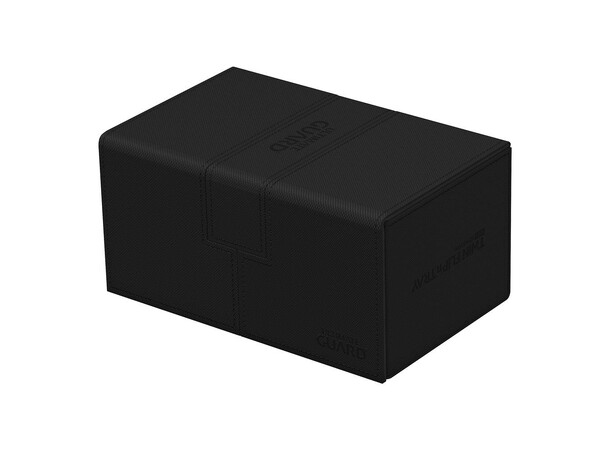 Twin Flip N Tray 160+ Svart Ultimate Guard - Monocolor 