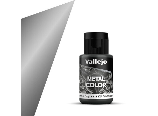 Vallejo Metal Color Gunmetal Grey 32ml 