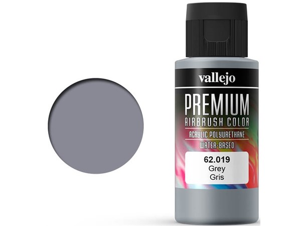 Vallejo Premium Grey 60ml Premium Airbrush Color 