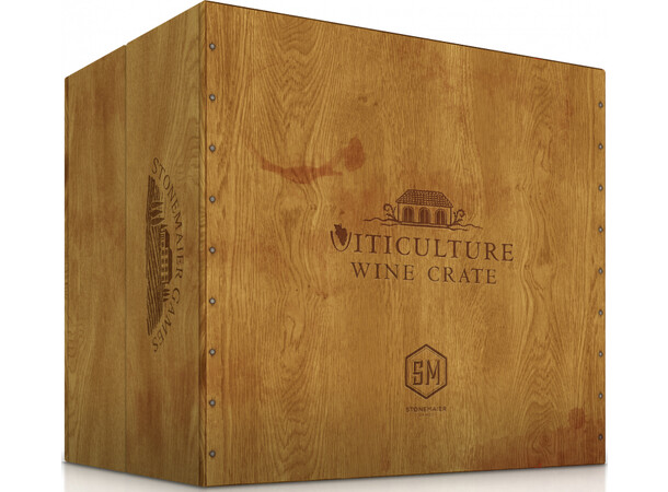 Viticulture Wine Crate Organizer Box Samlingslåda för Viticulture 
