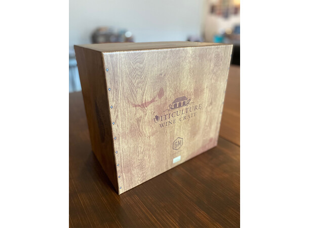 Viticulture Wine Crate Organizer Box Samlingslåda för Viticulture 