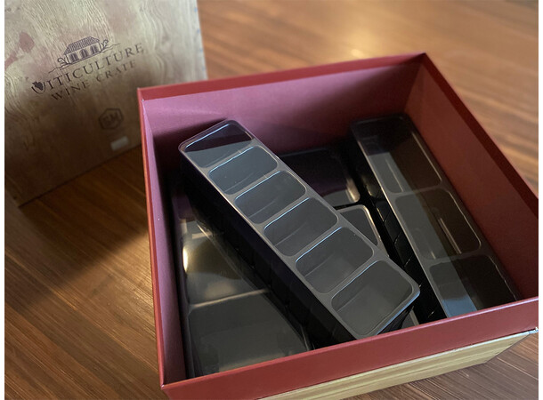 Viticulture Wine Crate Organizer Box Samlingslåda för Viticulture 