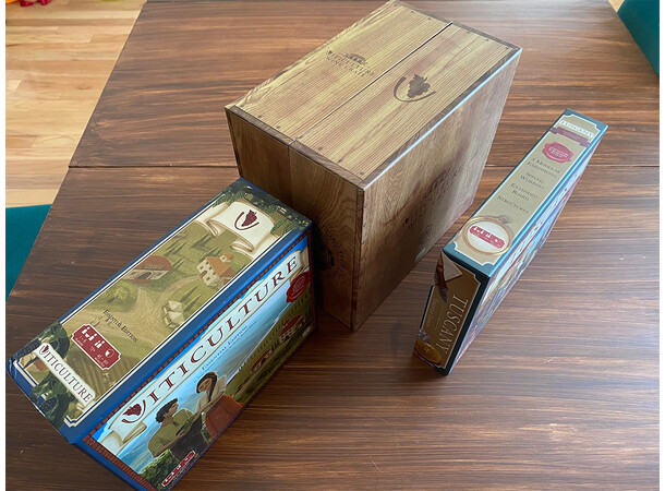 Viticulture Wine Crate Organizer Box Samlingslåda för Viticulture 