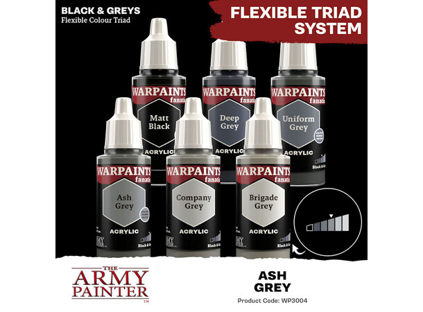 Warpaints Fanatic Ash Grey Army Painter 