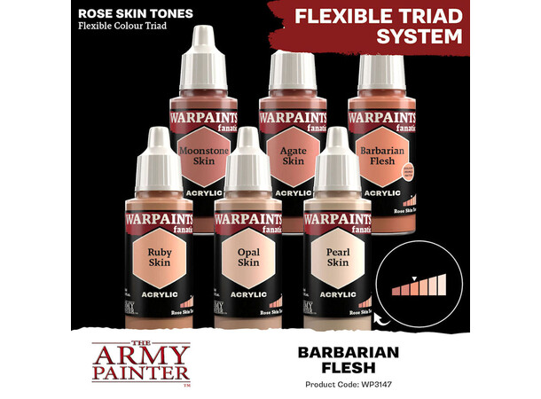 Warpaints Fanatic Barbarian Flesh Army Painter 