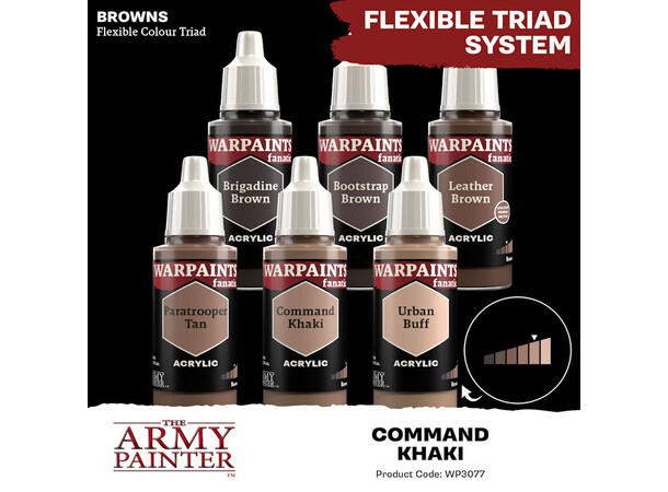 Warpaints Fanatic Command Khaki Army Painter 