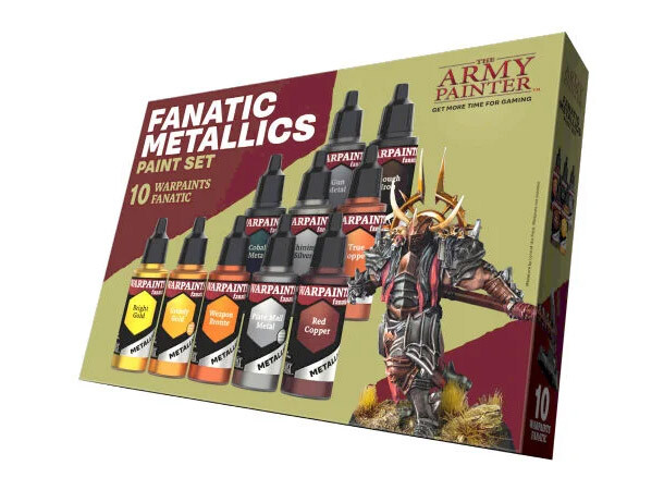 Warpaints Fanatic Metallics Paint Set The Army Painter 