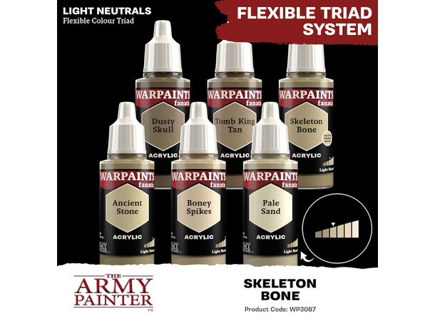 Warpaints Fanatic Skeleton Bone Army Painter 