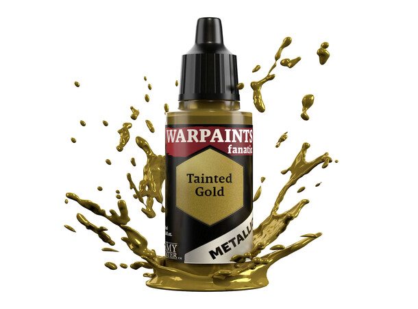 Warpaints Fanatic Tainted Gold Army Painter Metallic 