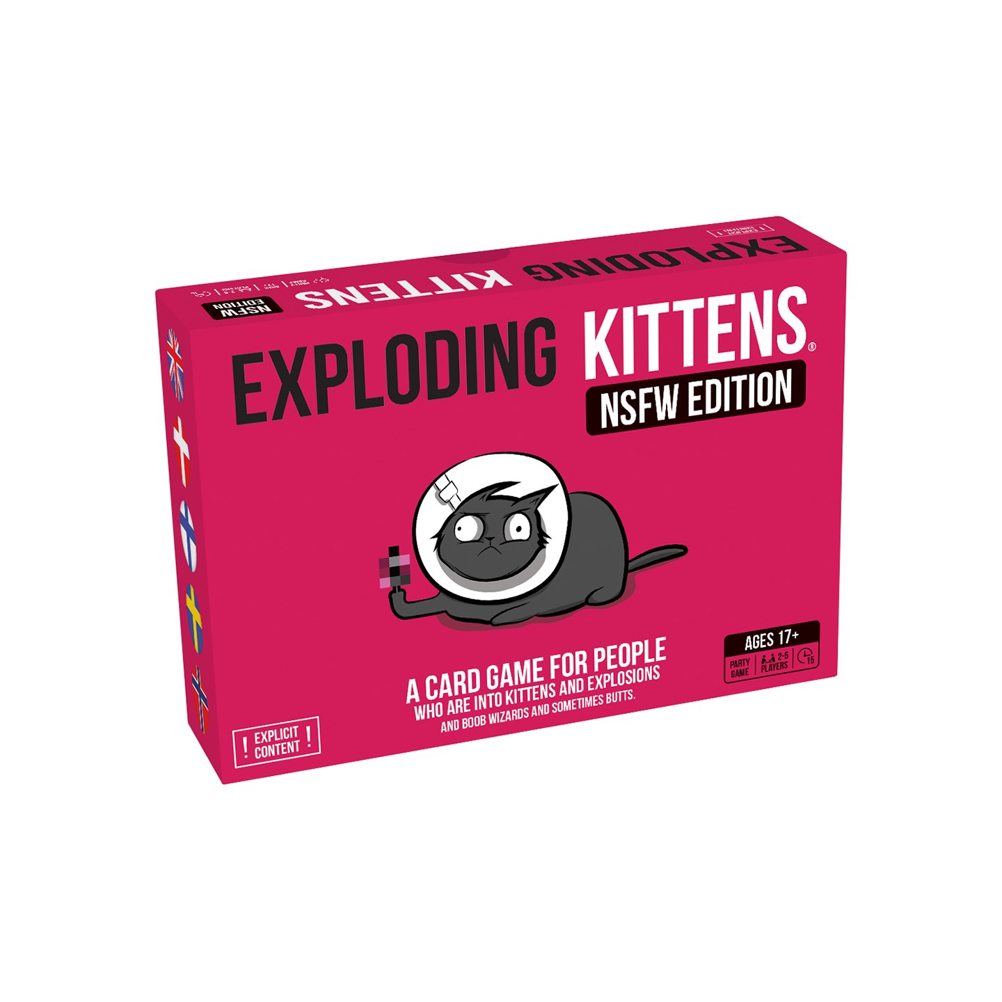 Exploding Kittens NSFW Ed Pink - Svensk Not Safe for Work Edition