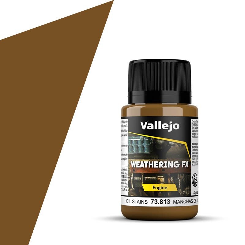 Vallejo Engine Oil Stains - 40ml Weathering Effects - Acrylic