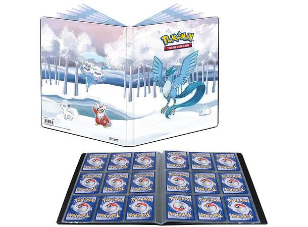 Album Pokemon 9 Pocket Frosted Forest Ultra Pro Portfolio - Plats för 180 kort 