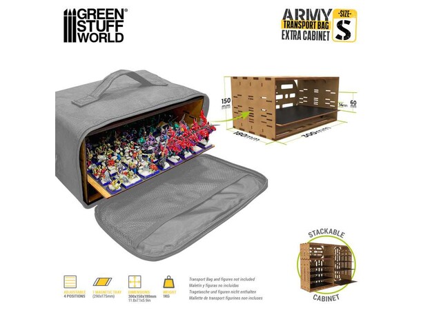 Army Transport Bag - Exstra kabinett - S Green Stuff World 
