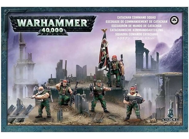 Astra Militarum Catachan Command Squad Warhammer 40K 