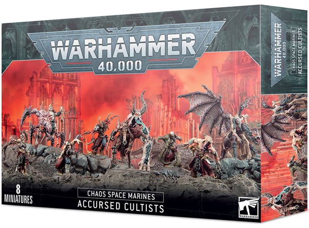 Chaos Space Marines Accursed Cultists Warhammer 40K 