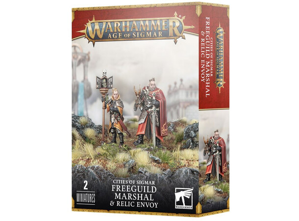 Cities of Sigmar Freeguild Marshal & Rel Warhammer Age of Sigmar - Relic Envoy 