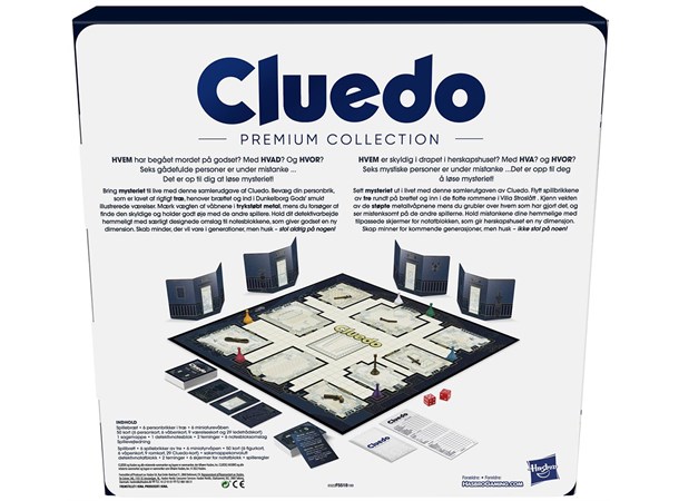 Cluedo Signature Collection Brettspill Norsk utgave 
