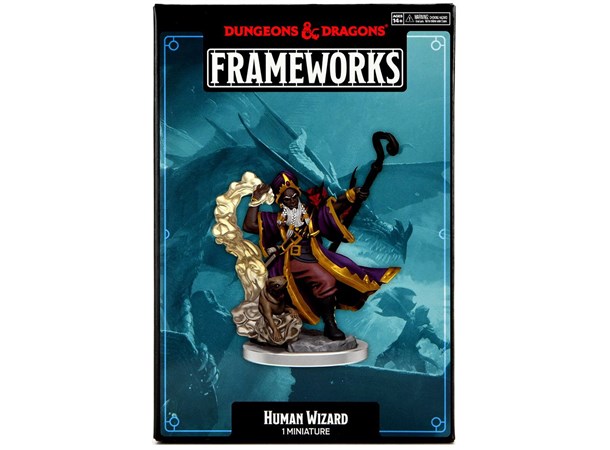 D&D Figur Frameworks Human Wizard Male 
