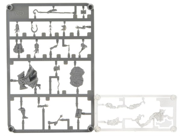 D&D Figur Frameworks Human Wizard Male 