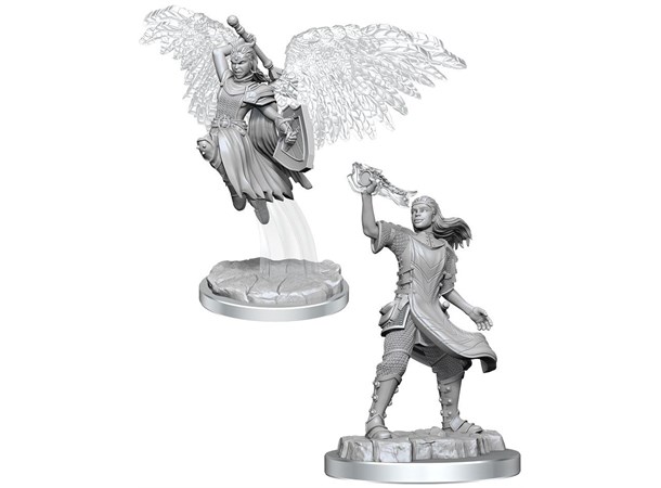 D&D Figur Nolzur Aasimar Cleric Female Nolzur's Marvelous Miniatures - Ej målad 