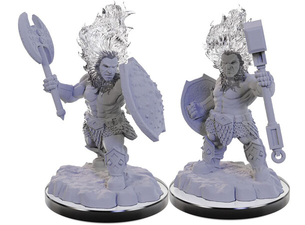 D&D Figur Nolzur Azer Warriors Nolzur's Marvelous Miniatures - Ej målad 