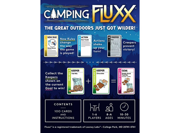 Fluxx Camping Kortspel 