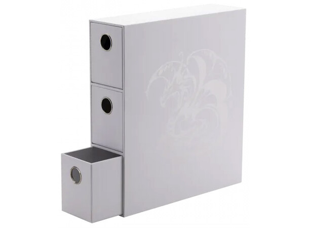 Fortress Card Drawers White Dragon Shield 