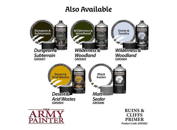 GameMaster Primer Ruins & Cliffs The Army Painter Terrain Primer 300ml 