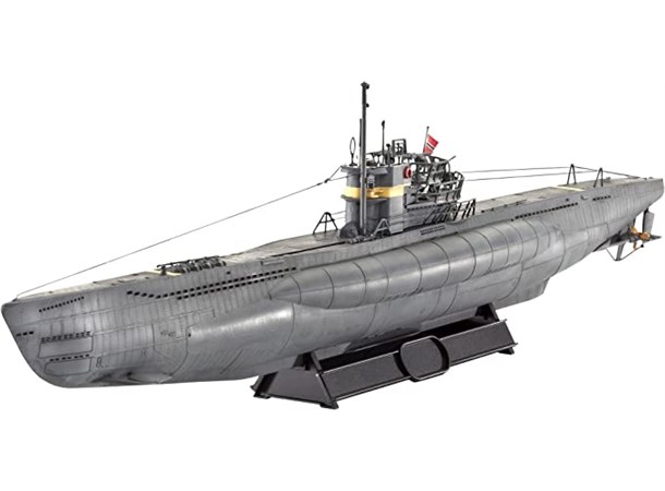 German Submarine Type VII C/41 Atlantic Revell 1:144 Byggsats 