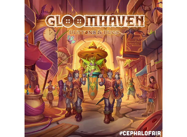 Gloomhaven Buttons & Bugs Brädspel