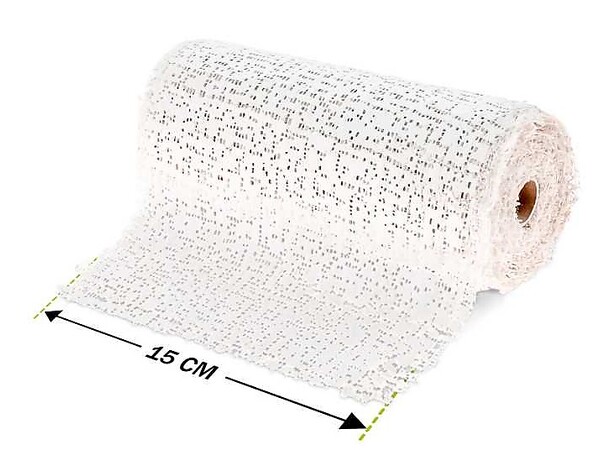 Hobby Plaster Cloth Gipsduk 15x450 cm Klar att använda, behöver bara fuktas 
