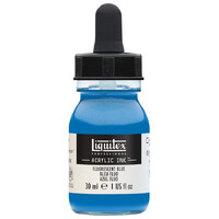 Ink Acrylic Fluorescent Blue Liquitex 984 - 30 ml