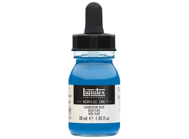 Ink Acrylic Fluorescent Blue Liquitex 984 - 30 ml 