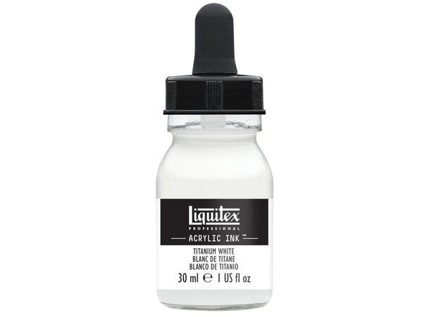 Ink Acrylic Titanium White Liquitex 432 - 30 ml 