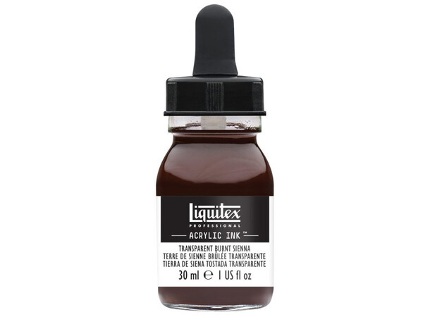 Ink Acrylic Transparent Burnt Sienna Liquitex 129 - 30 ml 